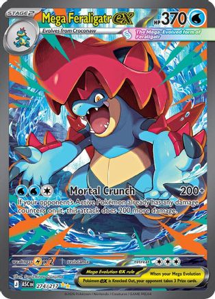 Mega Feraligatr ex (274/217) - ME Ascended Heroes Holofoil