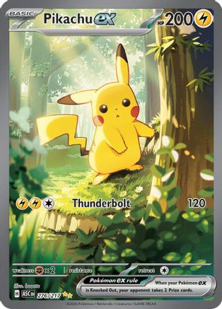 Pikachu ex (276/217) - ME Ascended Heroes Holofoil