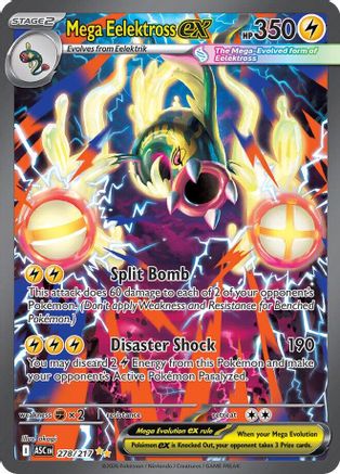 Mega Eelektross ex (278/217) - ME Ascended Heroes Holofoil