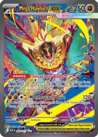 Mega Hawlucha ex (283/217) - ME Ascended Heroes Holofoil