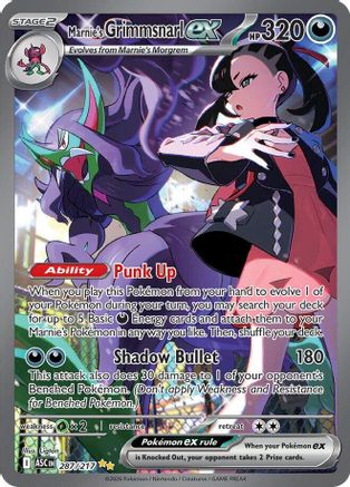 Marnie's Grimmsnarl ex (287) - ME Ascended Heroes Holofoil