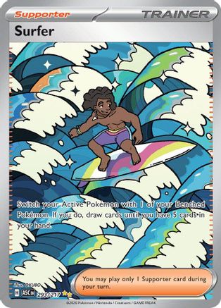 Surfer (293/217) - ME Ascended Heroes Holofoil