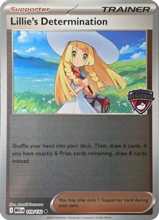 Lillie's Determination (Regional Championships) (119) - League & Championship Cards Reverse Holofoil