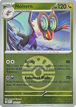Noivern (Friend Ball) (157) - ME Ascended Heroes Reverse Holofoil