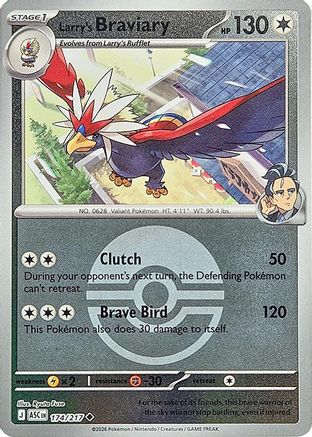 Larry's Braviary (Poke Ball) (174) - ME Ascended Heroes Reverse Holofoil