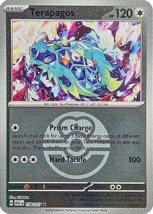 Terapagos (Love Ball) (178) - ME Ascended Heroes Reverse Holofoil