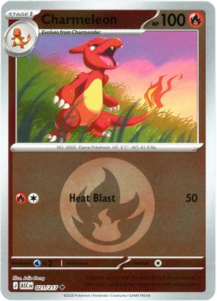 Charmeleon (Energy Symbol Pattern) (021) - ME Ascended Heroes Reverse Holofoil