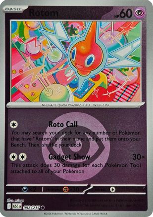 Rotom (Energy Symbol Pattern) (092) - ME Ascended Heroes Reverse Holofoil