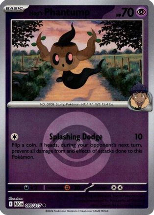 Hop's Phantump (Energy Symbol Pattern) (095) - ME Ascended Heroes Reverse Holofoil