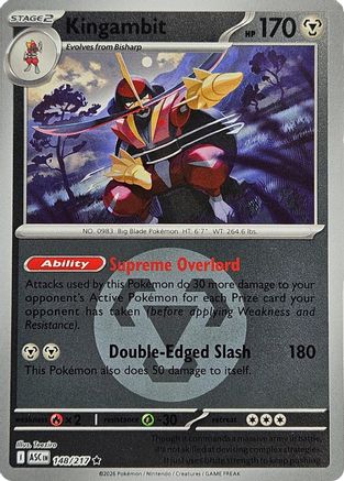 Kingambit (Energy Symbol Pattern) (148) - ME Ascended Heroes Reverse Holofoil