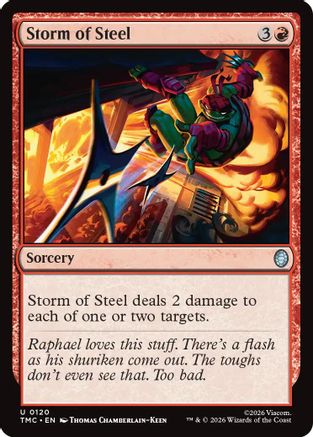 Storm of Steel (TMC-120) - Commander: Teenage Mutant Ninja Turtles