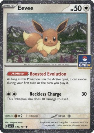 Eevee (Southeast Asia Exclusive) (143) - League & Championship Cards Holofoil