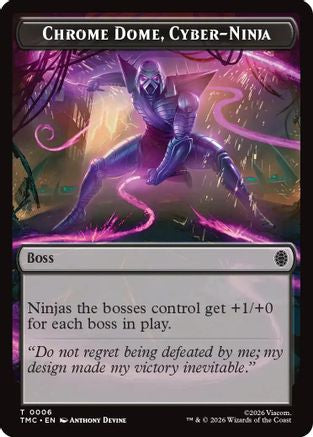Chrome Dome, Cyber-Ninja (TMC-006) - Commander: Teenage Mutant Ninja Turtles