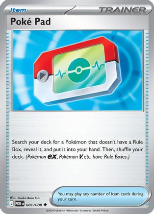 Poke Pad (081/088) - ME03 Perfect Order Reverse Holofoil