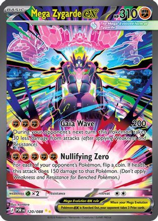 Mega Zygarde ex (120/088) - ME03 Perfect Order Holofoil
