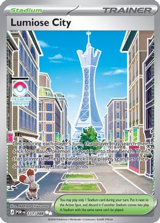 Lumiose City (111/088) - ME03 Perfect Order Holofoil