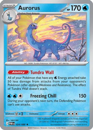 Aurorus (024/088) - ME03 Perfect Order Holofoil