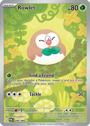 Rowlet (090/088) - ME03 Perfect Order Holofoil