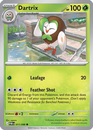 Dartrix (011) - ME03 Perfect Order Reverse Holofoil