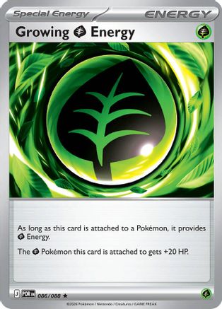Growing Grass Energy (086) - ME03 Perfect Order Reverse Holofoil