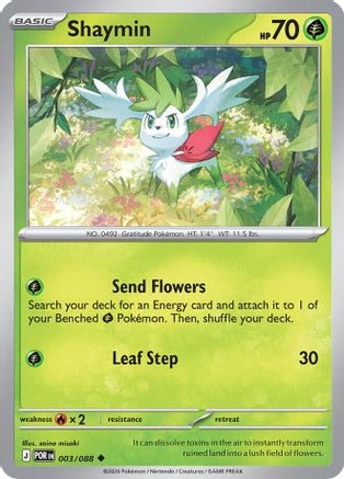 Shaymin (003) - ME03 Perfect Order Reverse Holofoil