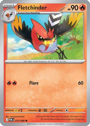 Fletchinder (013) - ME03 Perfect Order Reverse Holofoil