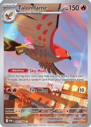 Talonflame (091/088) - ME03 Perfect Order Holofoil