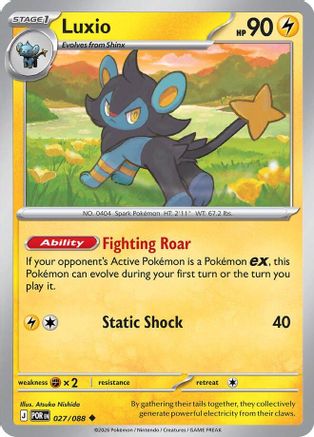 Luxio (027) - ME03 Perfect Order Reverse Holofoil