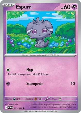 Espurr (033/088) - ME03 Perfect Order