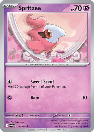Spritzee (035) - ME03 Perfect Order Reverse Holofoil