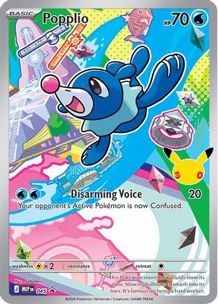 Popplio (045) - ME Mega Evolution Promo Holofoil