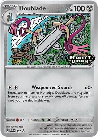Doublade [Staff] (067/null) - ME Mega Evolution Promo Holofoil