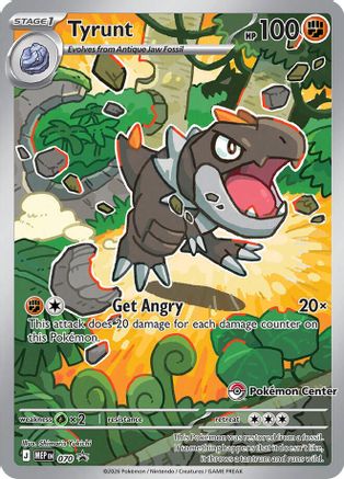 Tyrunt (Pokemon Center Exclusive) (070/null) - ME Mega Evolution Promo Holofoil