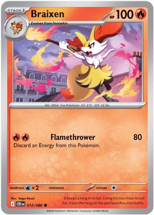 Braixen (012/null) - ME04 Chaos Rising