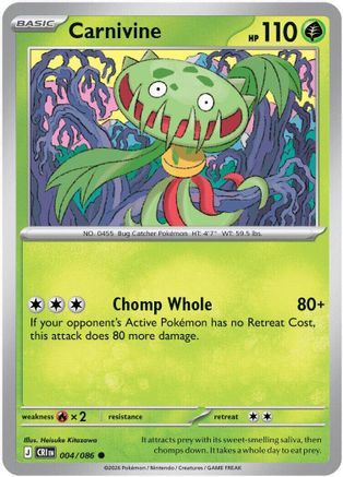Carnivine (004/null) - ME04 Chaos Rising Reverse Holofoil