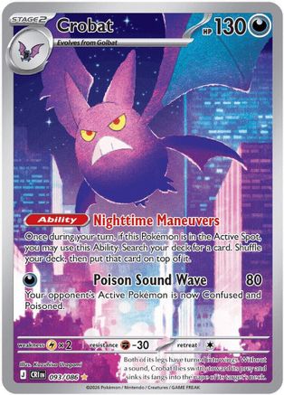 Crobat (093/086) - ME04 Chaos Rising Holofoil