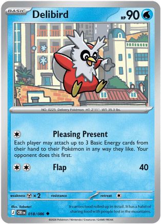 Delibird (018/null) - ME04 Chaos Rising
