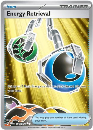 Energy Retrieval (108/null) - ME04 Chaos Rising Holofoil