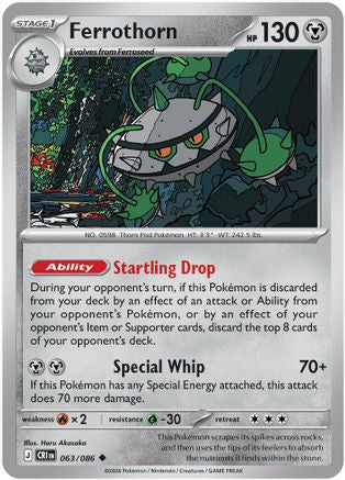 Ferrothorn (063/null) - ME04 Chaos Rising Reverse Holofoil