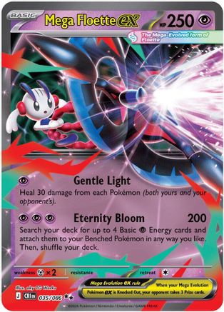 Mega Floette ex (035/086) - ME04 Chaos Rising Holofoil
