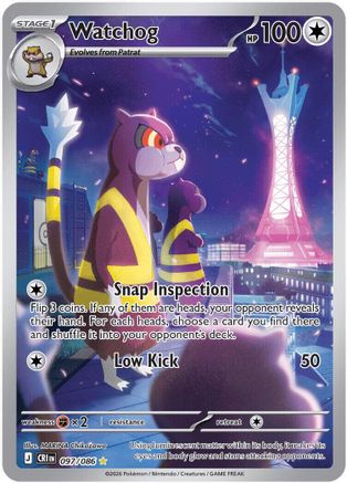 Watchog (097/086) - ME04 Chaos Rising Holofoil