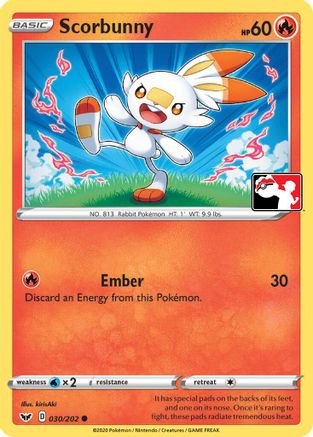 Scorbunny (Library Exclusive) (031/null) - Miscellaneous Cards & Products Reverse Holofoil
