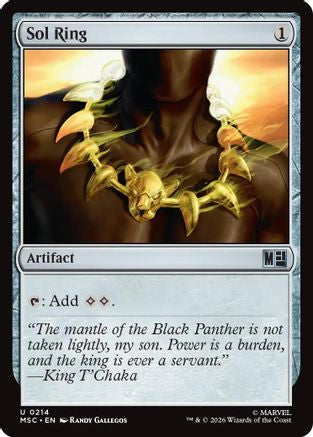Sol Ring (MSC-214) - Commander: Marvel Super Heroes