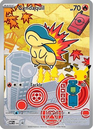 Cyndaquil (047/null) - ME Mega Evolution Promo Holofoil
