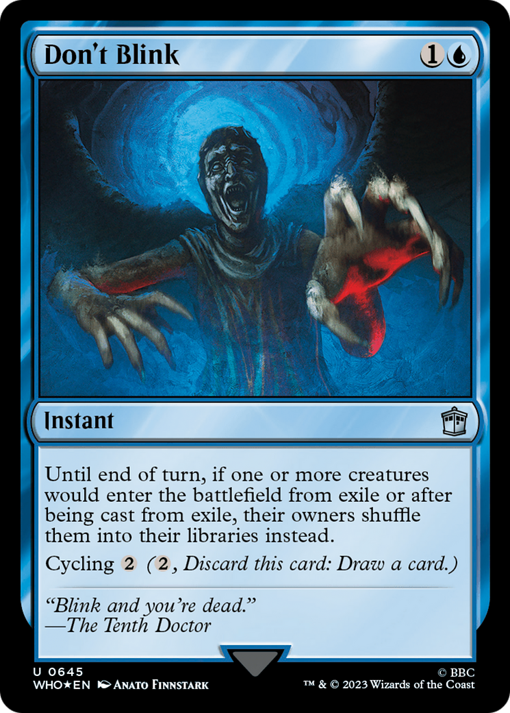Don't Blink (Surge Foil) [Doctor Who]