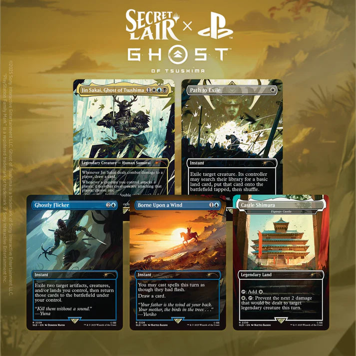 MTG Secret Lair - Ghosts of Tsushima: Shadow Samurai (Non-Foil)