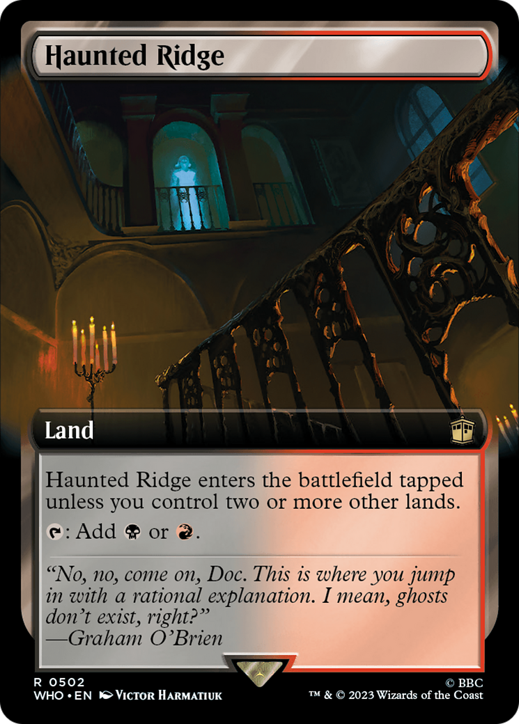 Haunted Ridge (WHO-502) - Doctor Who: (Extended Art) Foil