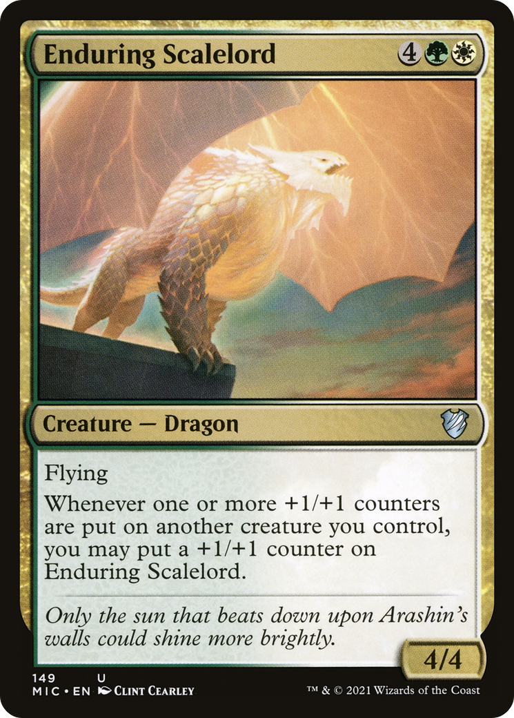 Enduring Scalelord [Innistrad: Midnight Hunt Commander]