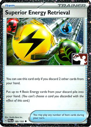 Superior Energy Retrieval (Cosmos Holo) (189/193) - Prize Pack Series Cards Holofoil