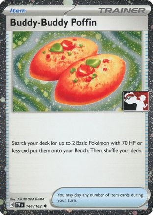 Buddy-Buddy Poffin (Cosmos Holo) (144/162) - Prize Pack Series Cards Holofoil